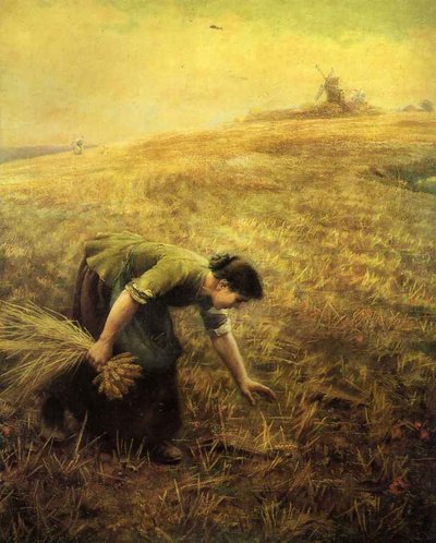 Gleaning by Arthur Hughes